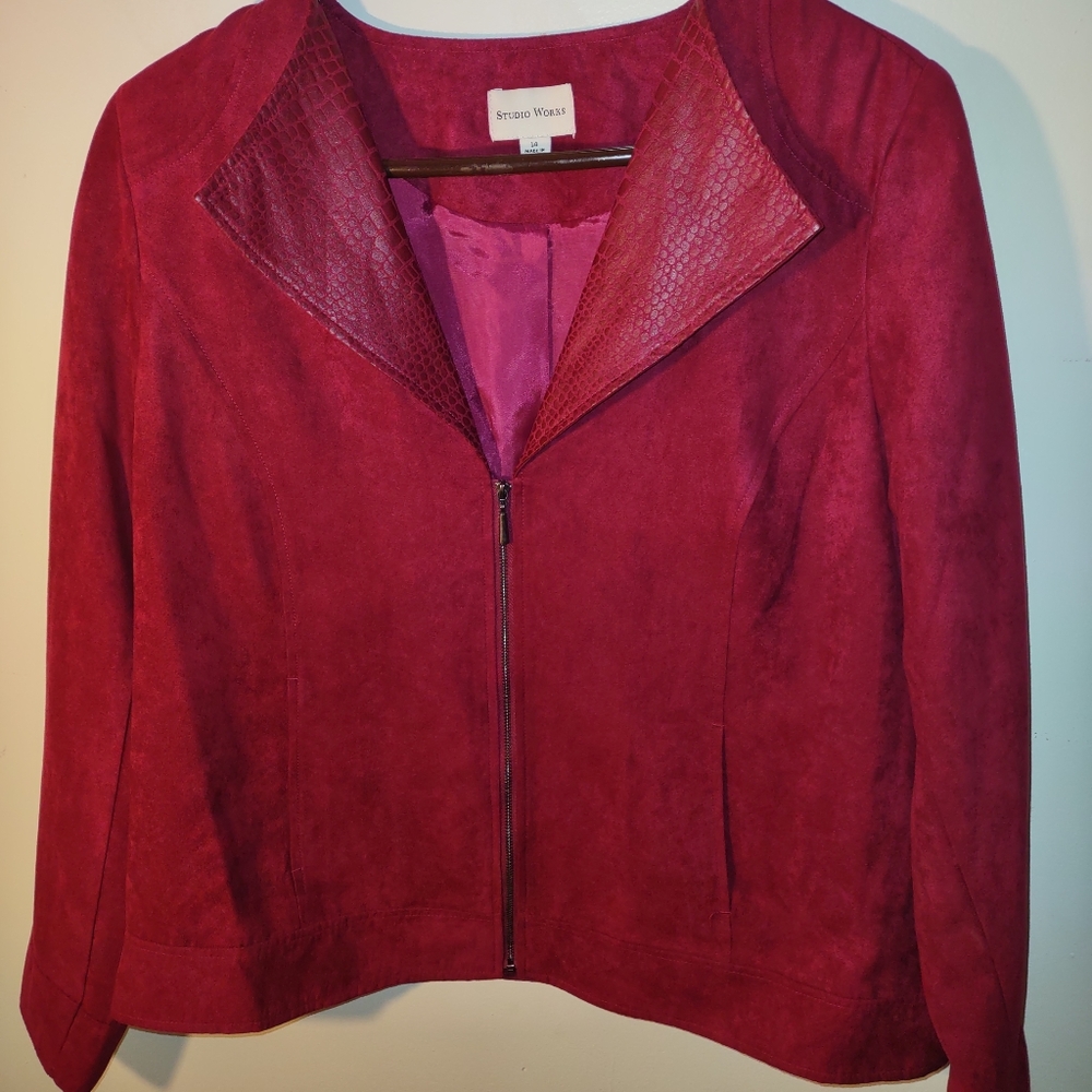 Studio works red jacket
